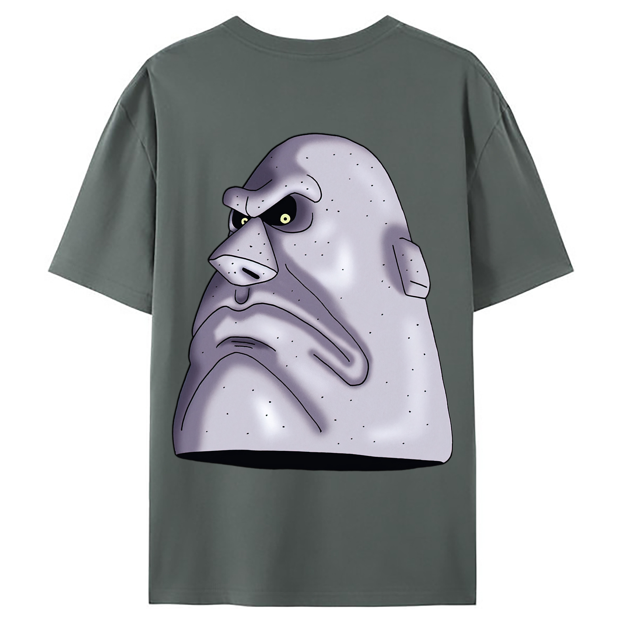 （画像用） ドラゴンクエスト Doragon Kuesuto Dragon Quest 綿100％ メンズ半袖Tシャツ（バックプリント） 通気性